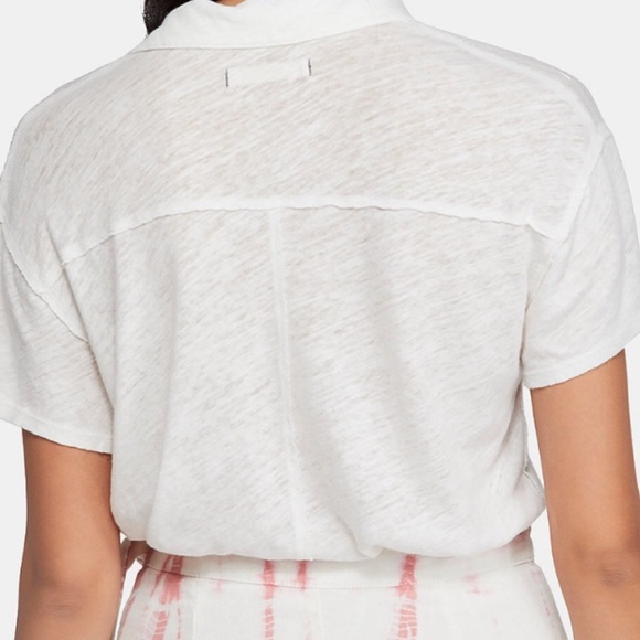 Free People We The Free - linen/cotton T - Picture 2 of 9